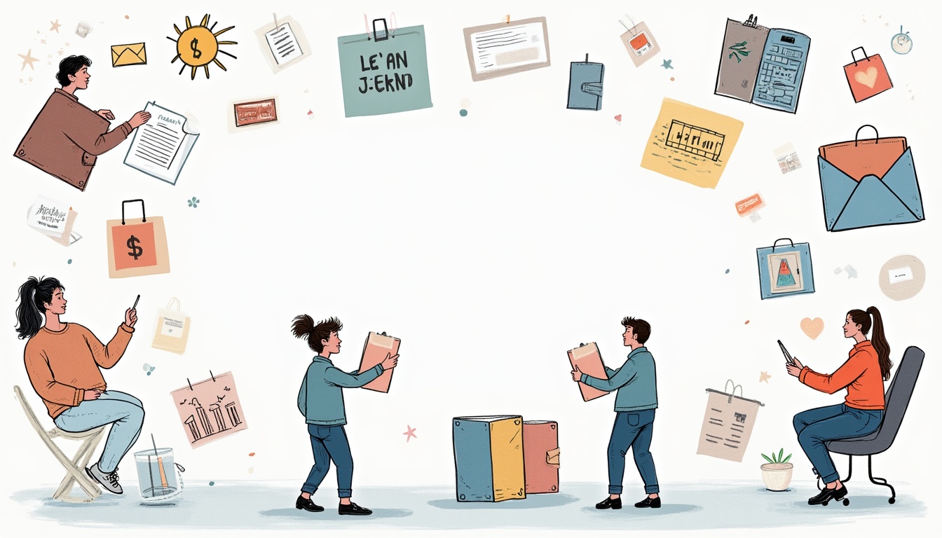 Ilustrație cu un magazin online ieftin și un coș de cumpărături, simbolizând oportunitatea de creare a unui magazin online